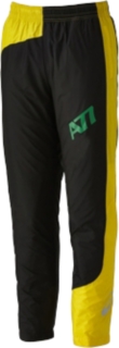 【ASICS/アシックス】 A77 ブレーカーパンツ(ハーフメッシュ) ブラックxビブラントイエロー ユニセックス アシックス